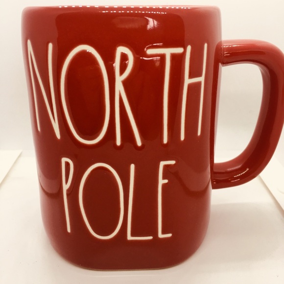 Christmas North Pole Rae Dunn Red Mug - Picture 2 of 7